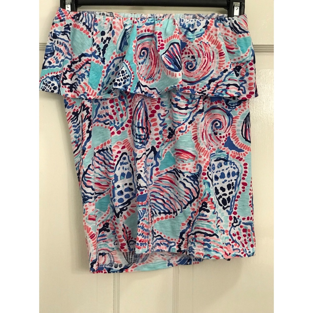 Lilly Pulitzer tube top.
